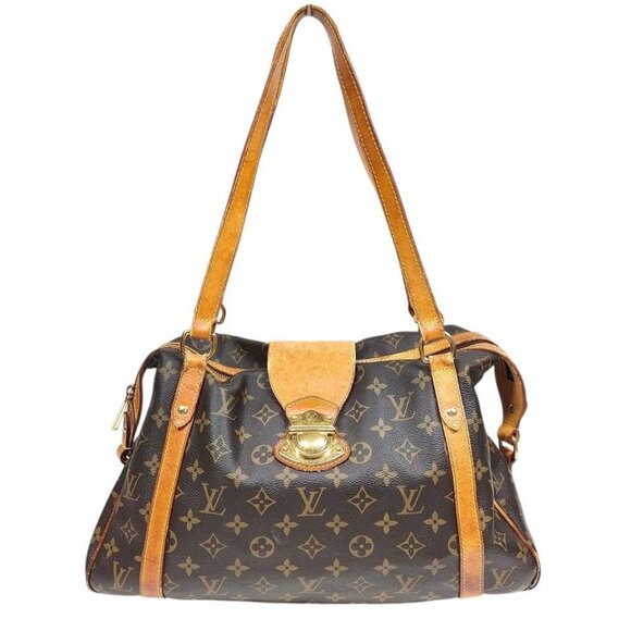 119435BQ (X6) Louis Vuitton Tote Bag Stresa PM Brown Monogram - Picture 1 of 9